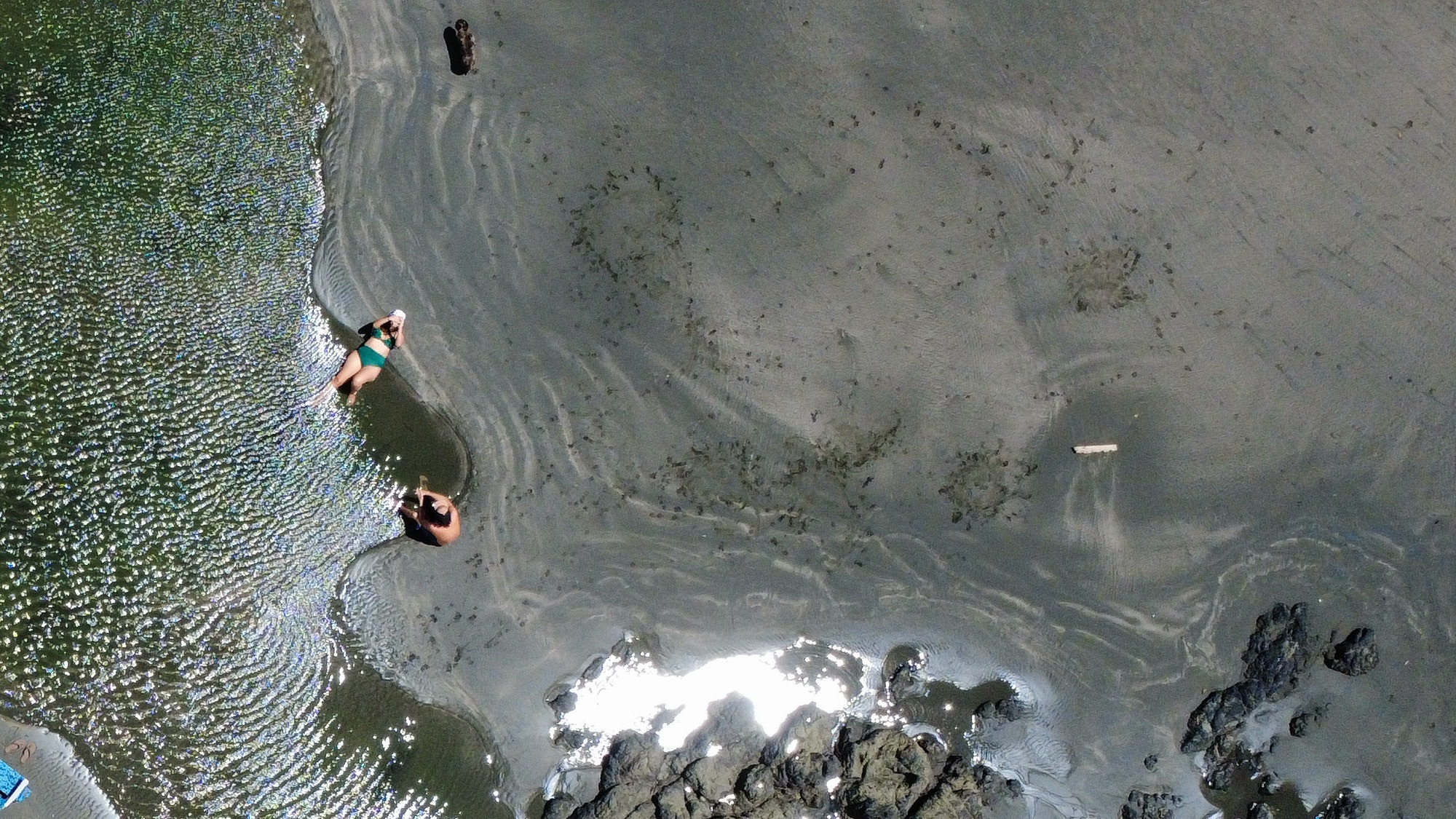 A tidal pool on Playa Estero